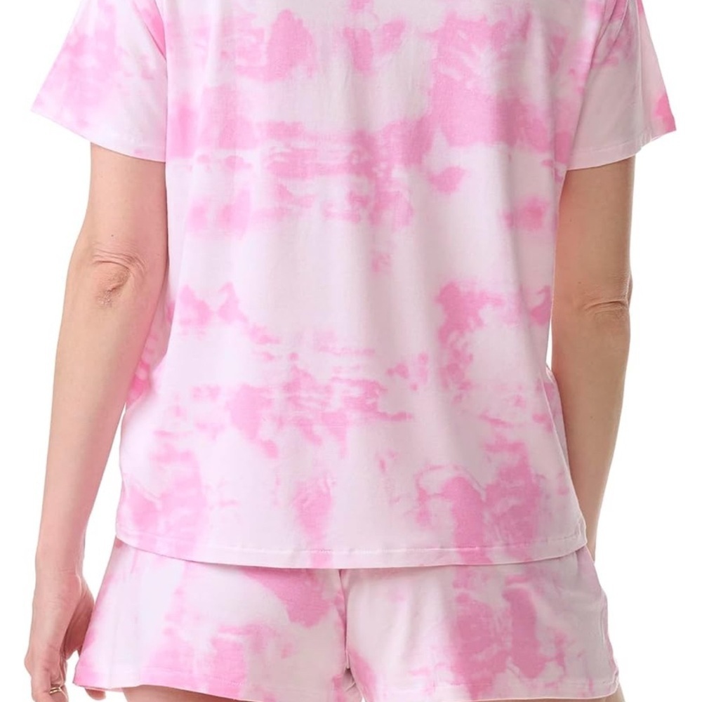 Splendid Pink Tie-Dye Pajama Set - Picture 3 of 7